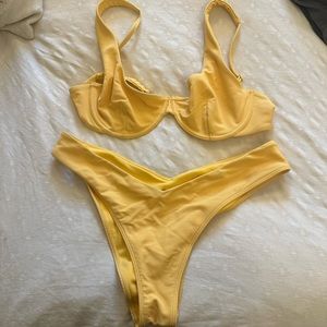 Yellow Bathing Suit